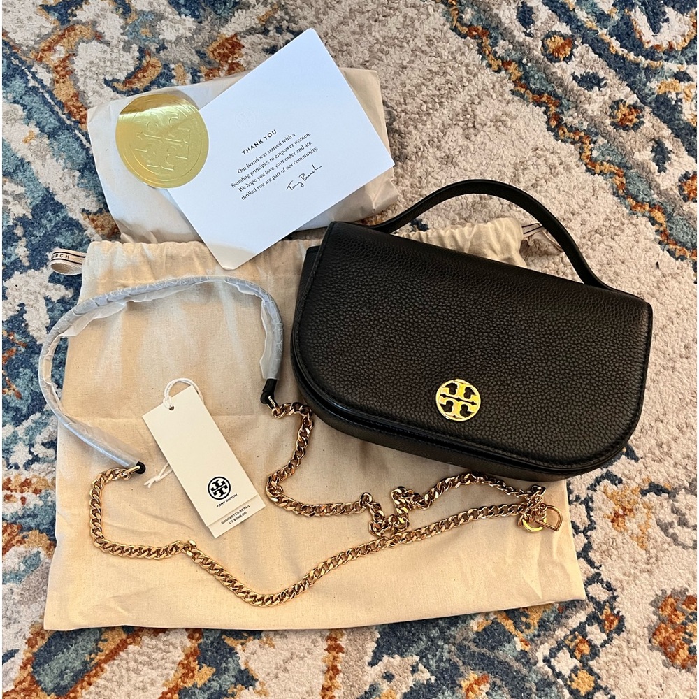 Tory Burch too handle mini clutch/crossbody